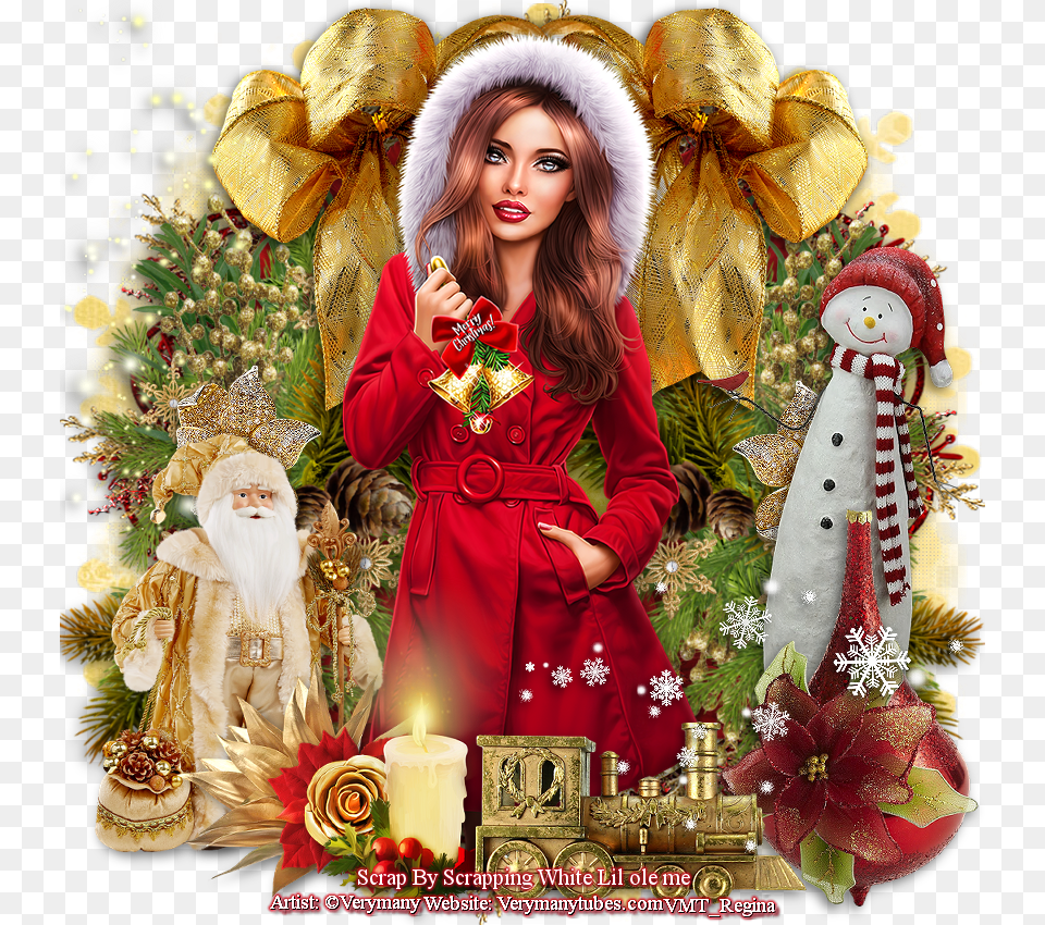 Christmas Decoration, Adult, Female, Person, Woman Png Image