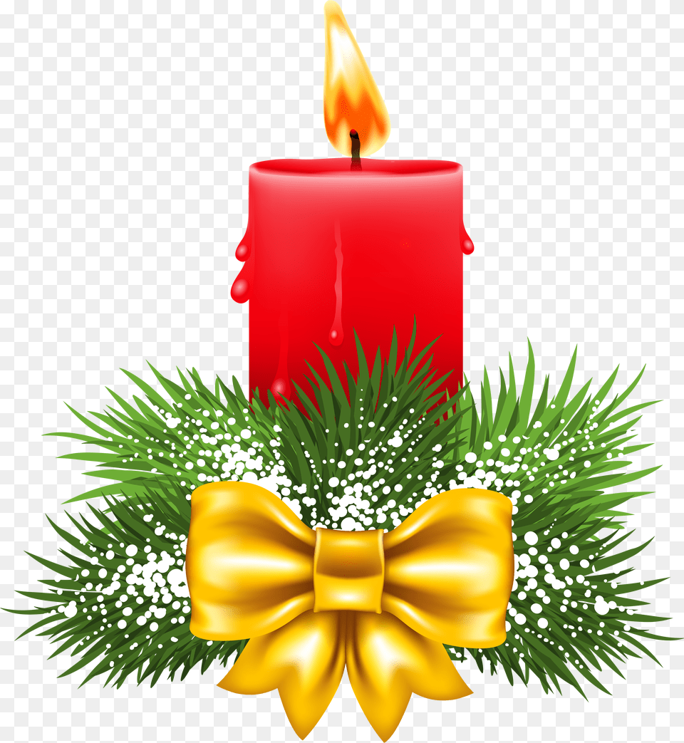 Christmas Decoration Candle Clip Art Christmas Candle Png