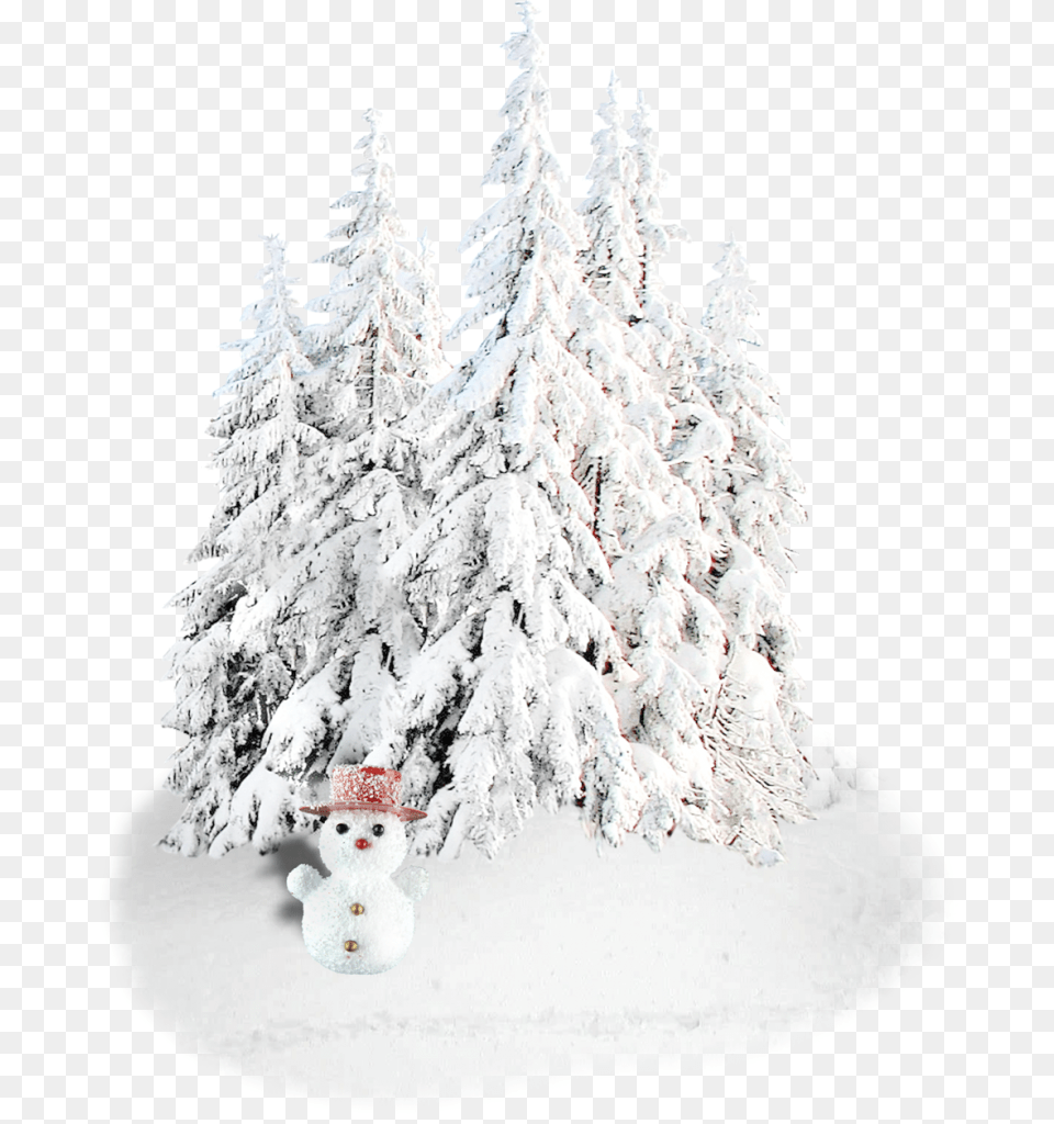 Christmas Decoration Holiday Snowman New Year Tree Christmas, Plant, Outdoors, Nature, Snow Free Png Download
