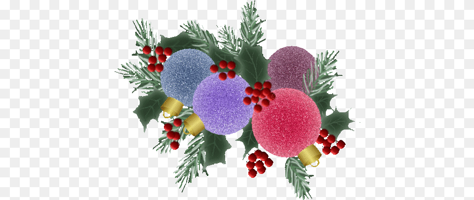 Christmas Decorations Yorkshire Rose Sticker Gif Background, Pattern, Sphere, Plant, Accessories Free Transparent Png