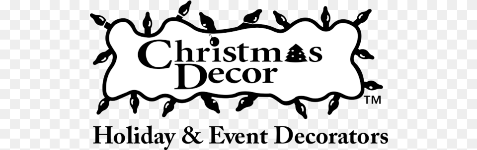Christmas Decore Logo Transparent U0026 Svg Vector Freebie Christmas Decor, Text, Stencil Png Image