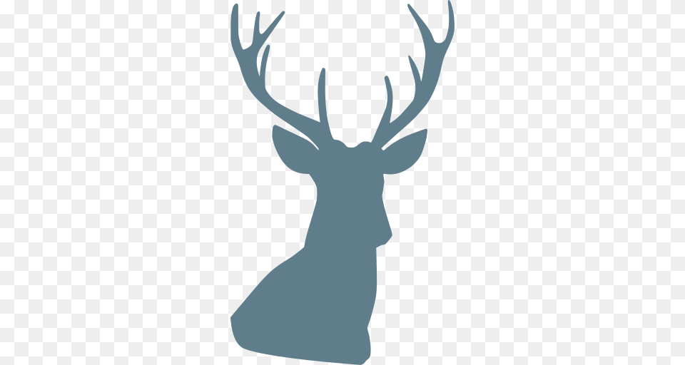 Christmas Deer, Gray Free Png