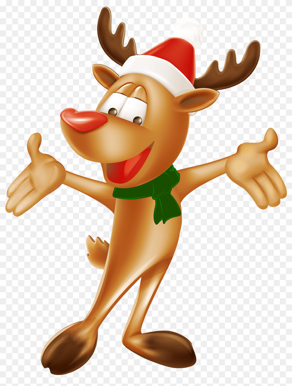 Christmas Deer Clip Art Free Transparent Png