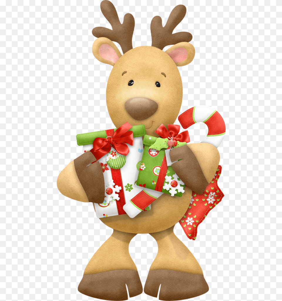 Christmas Deer Clipart Image Christmas Christmas Reindeer Clipart, Food, Sweets, Baby, Person Free Transparent Png