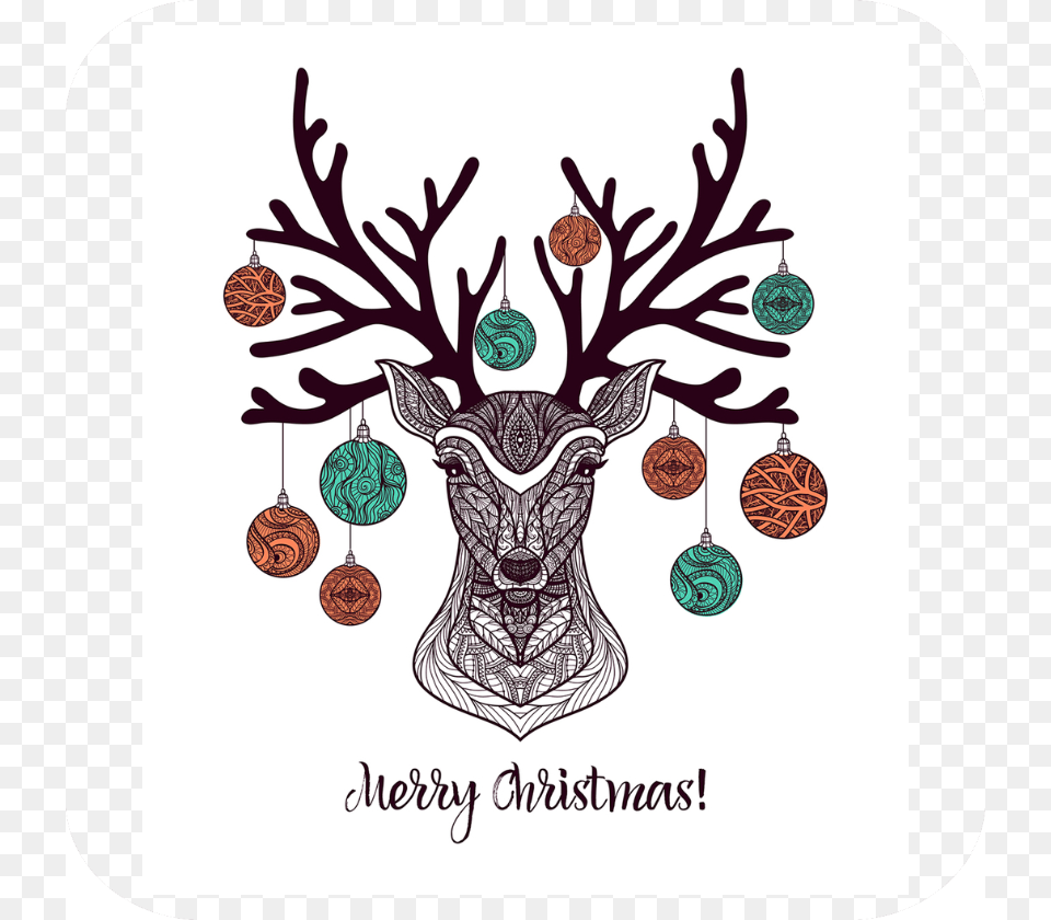 Christmas Deer Coffee Advent Calendar 2018, Animal, Mammal, Wildlife, Art Png Image