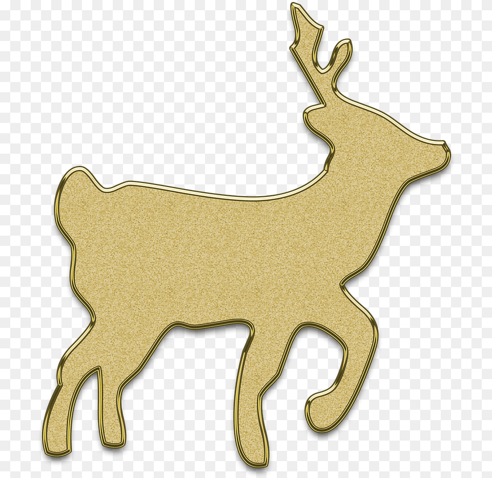Christmas Deer Elk, Animal, Mammal, Wildlife, Guitar Free Png Download