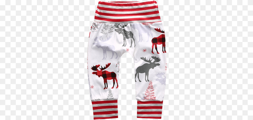 Christmas Deer Pants Newborn And Mommy Matching, Clothing, Swimming Trunks Free Png