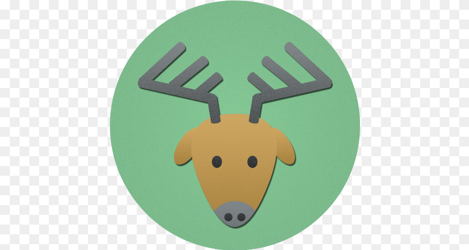 Christmas Deer Reindeer Rudolf Icon Icon, Animal, Mammal, Wildlife Free Png