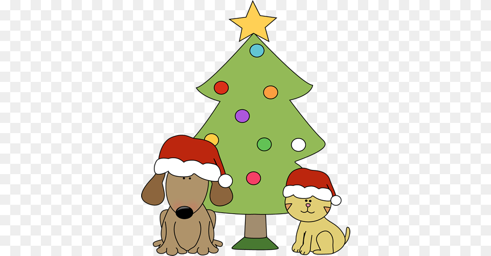 Christmas Dog And Cat With Christmas Tree There Are More, Baby, Person, Christmas Decorations, Festival Free Png