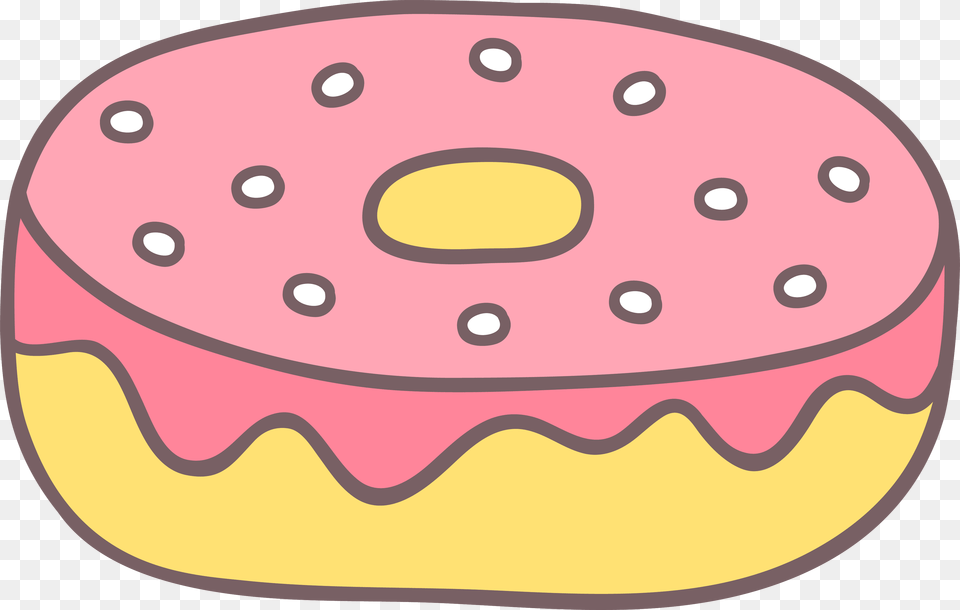 Christmas Donut Clipart, Food, Sweets, Cream, Dessert Free Png Download