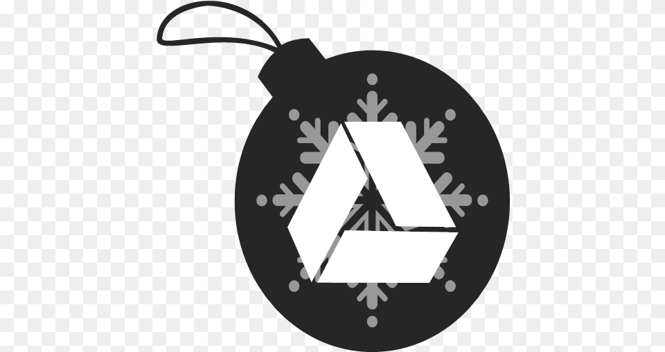 Christmas Drive Google Icon Logo, Triangle, Weapon Png
