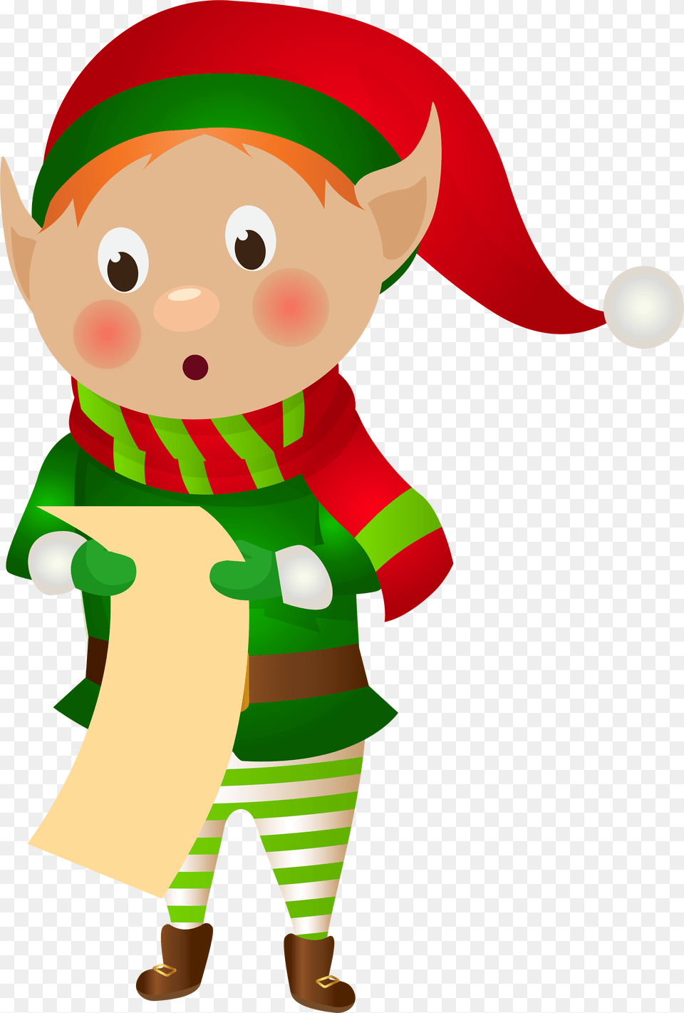 Christmas Elf, Baby, Person Free Png Download