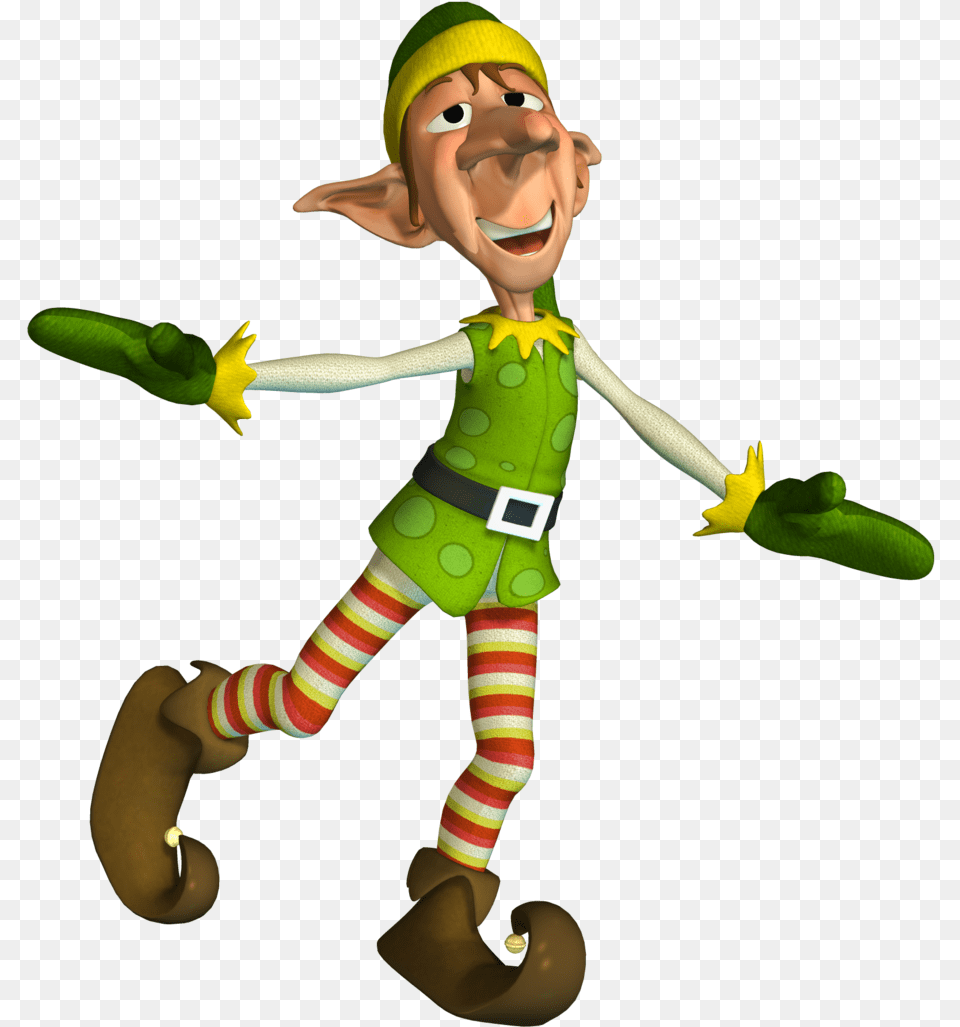 Christmas Elf, Doll, Toy, Face, Head Free Png Download