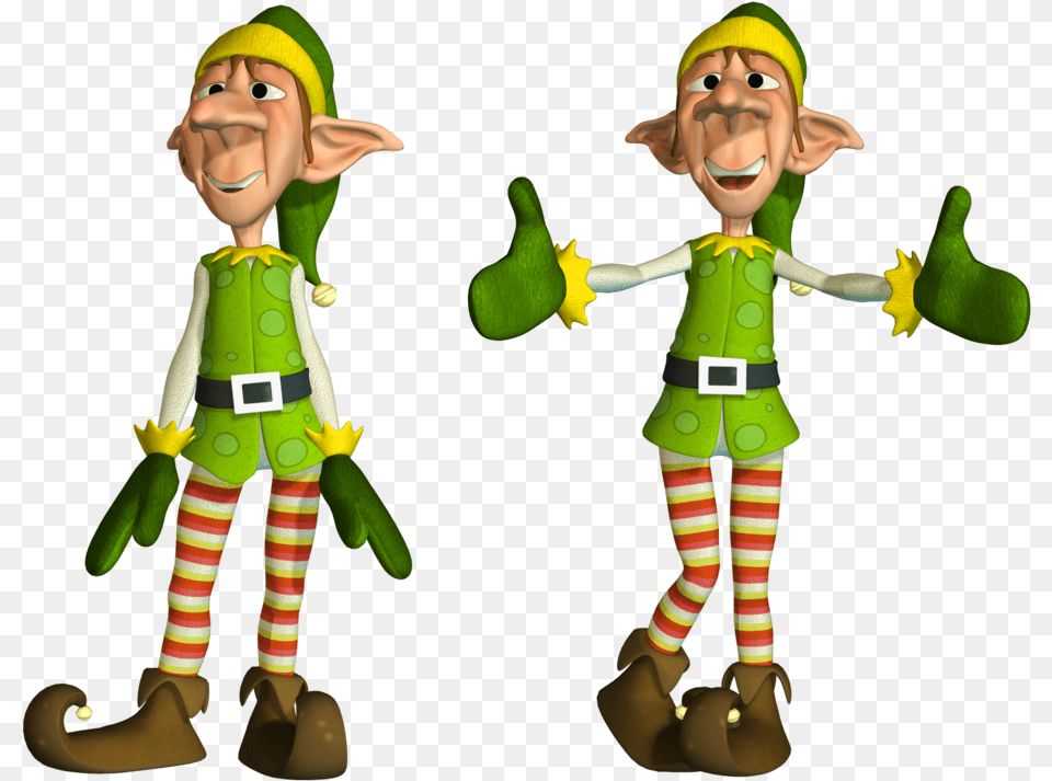 Christmas Elf Cartoon Elf, Baby, Person, Face, Head Free Png