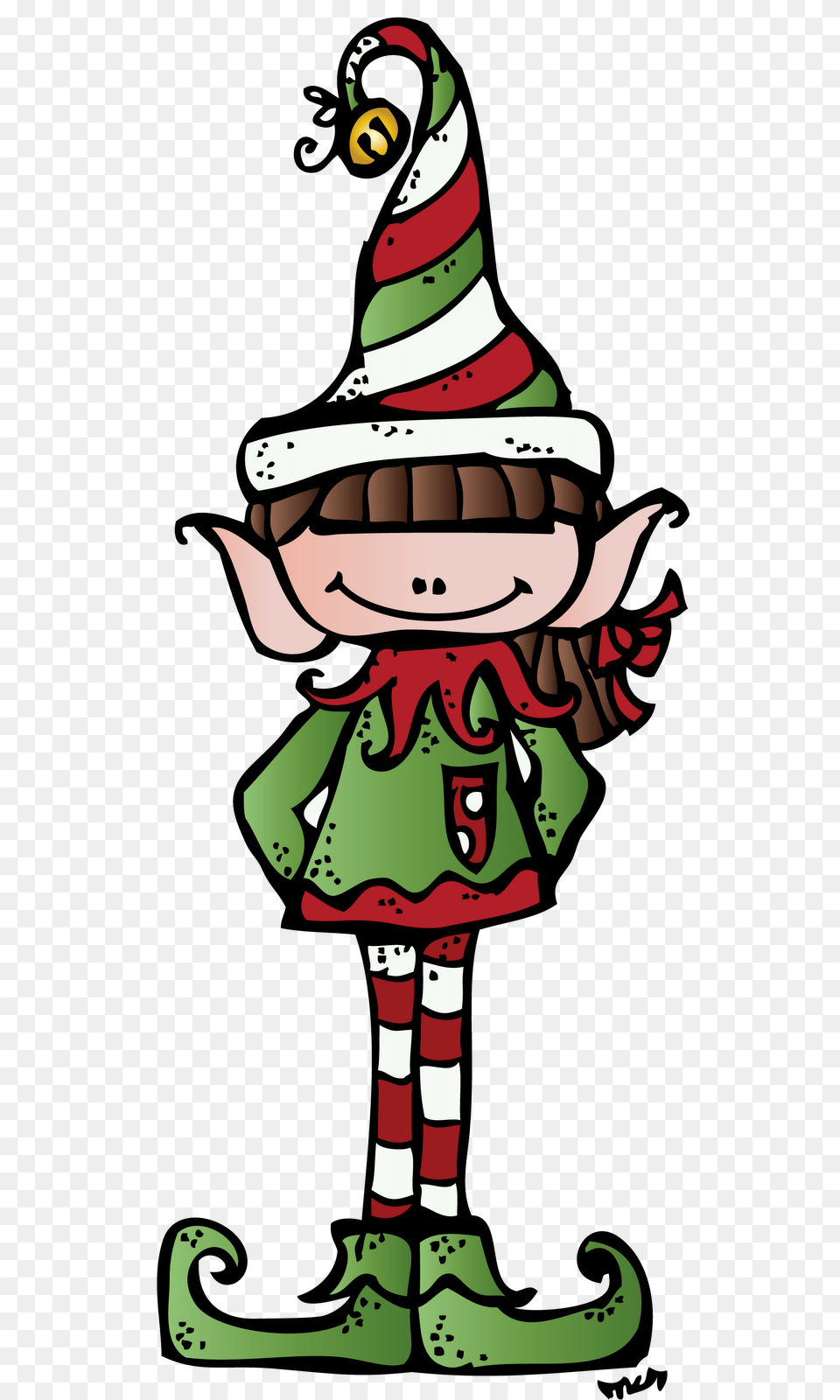 Christmas Elf Clip Art Clip Art, Baby, Person, Cartoon, Face Free Png Download