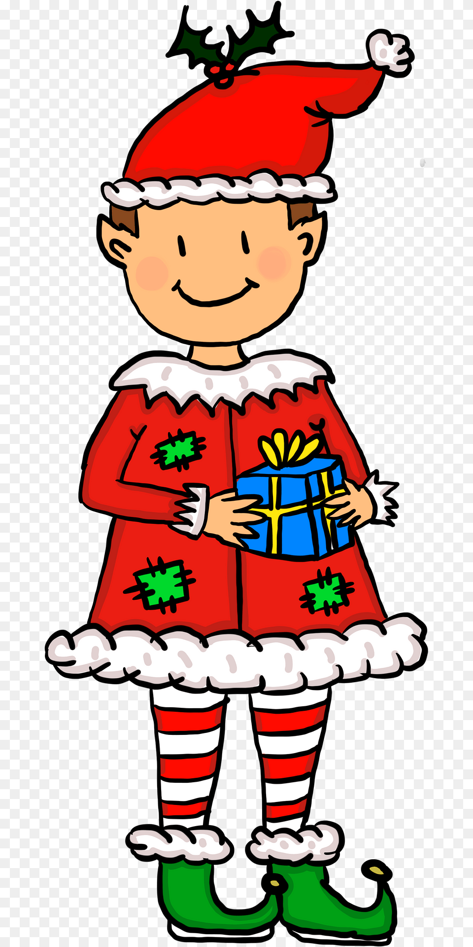 Christmas Elf Clipart, Baby, Person, Face, Head Free Png Download