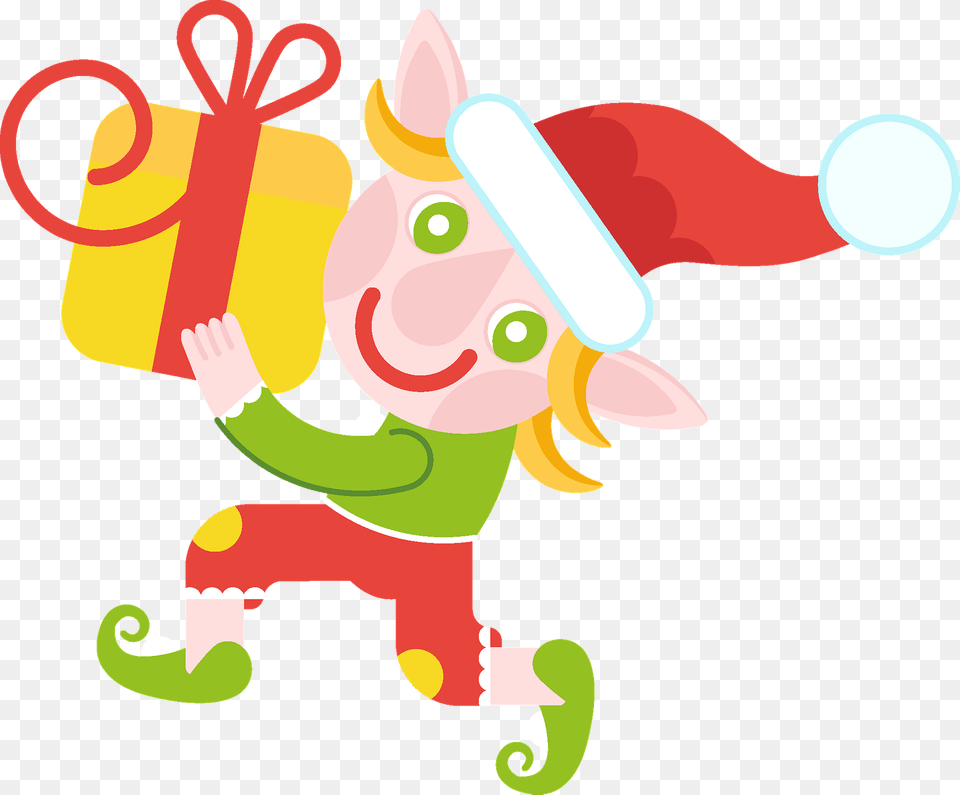 Christmas Elf Clipart, Art, Graphics, Dynamite, Weapon Free Png