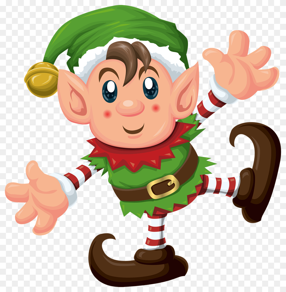 Christmas Elf Clipart, Art, Baby, Painting, Person Free Png Download