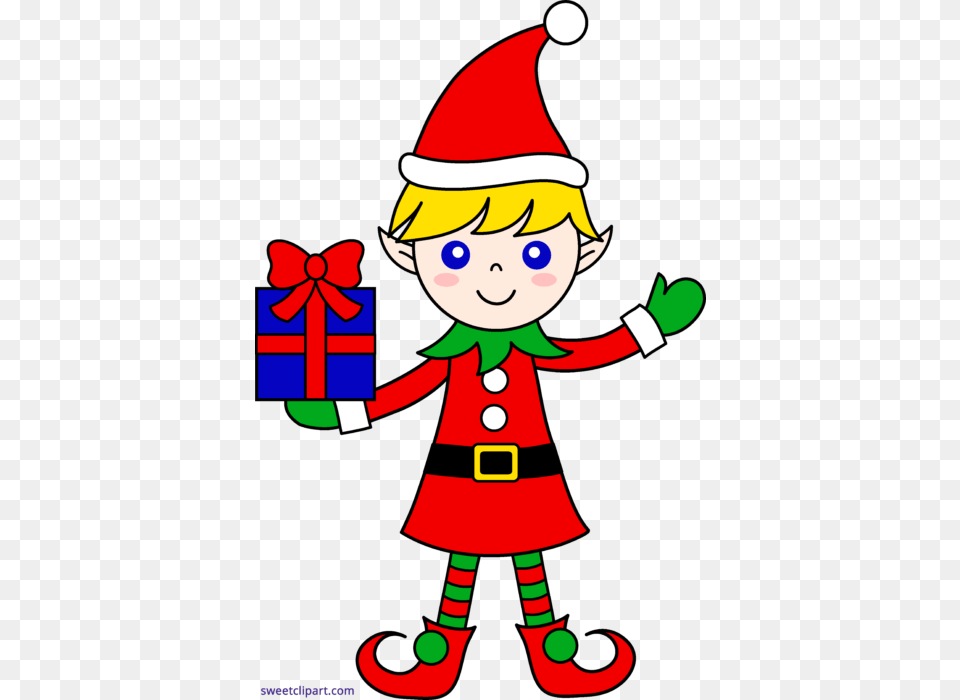 Christmas Elf Clipart, Baby, Person, Face, Head Png