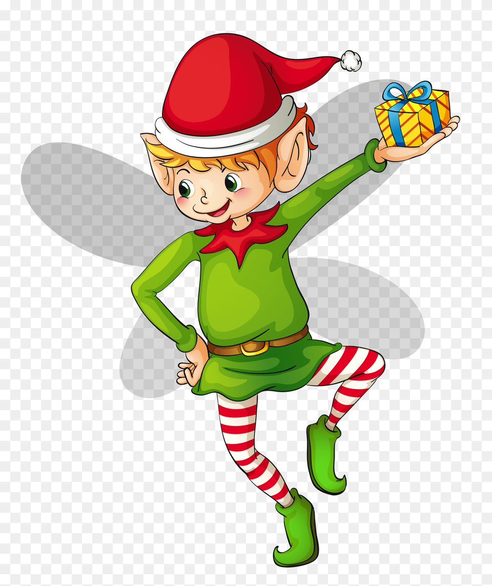 Christmas Elf Clipart, Baby, Person, Face, Head Png Image