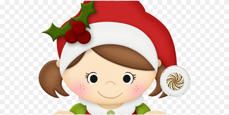 Christmas Elf Clipart Cute Clipart Christmas Elf, Baby, Person, Doll, Toy Free Transparent Png