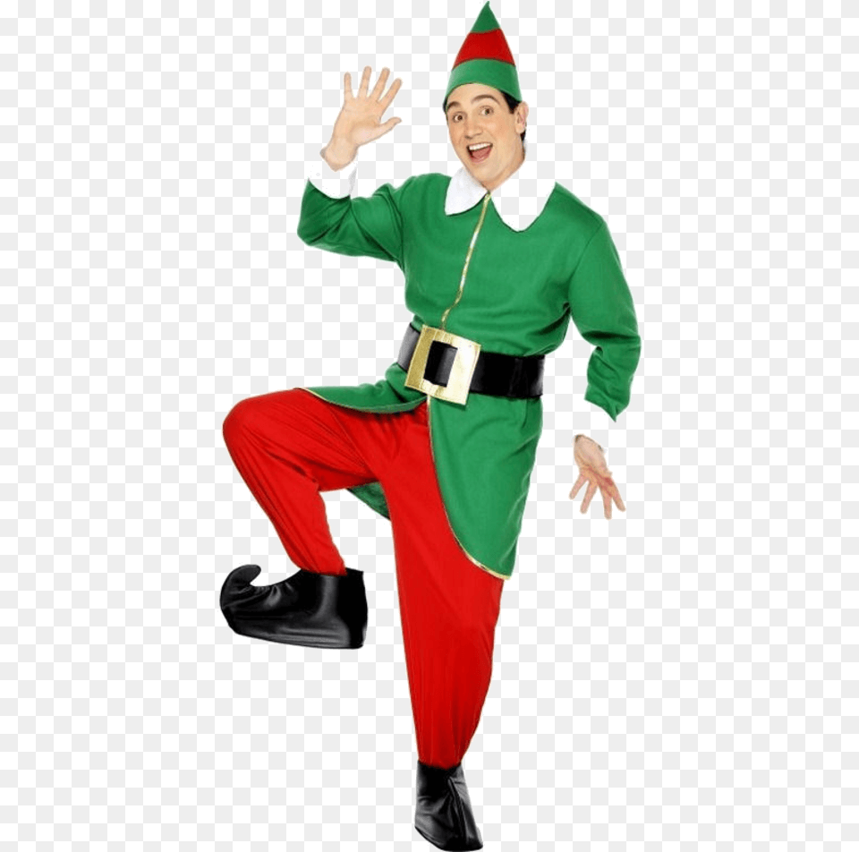 Christmas Elf Costume, Clothing, Person, Footwear, Shoe Free Png Download