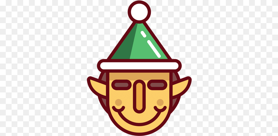 Christmas Elf Face Happy, Clothing, Hat, Dynamite, Weapon Free Png Download