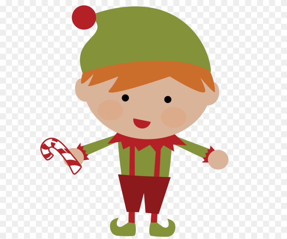 Christmas Elf Files Cute Elf Christmas Clipart, Baby, Person, Face, Head Png Image