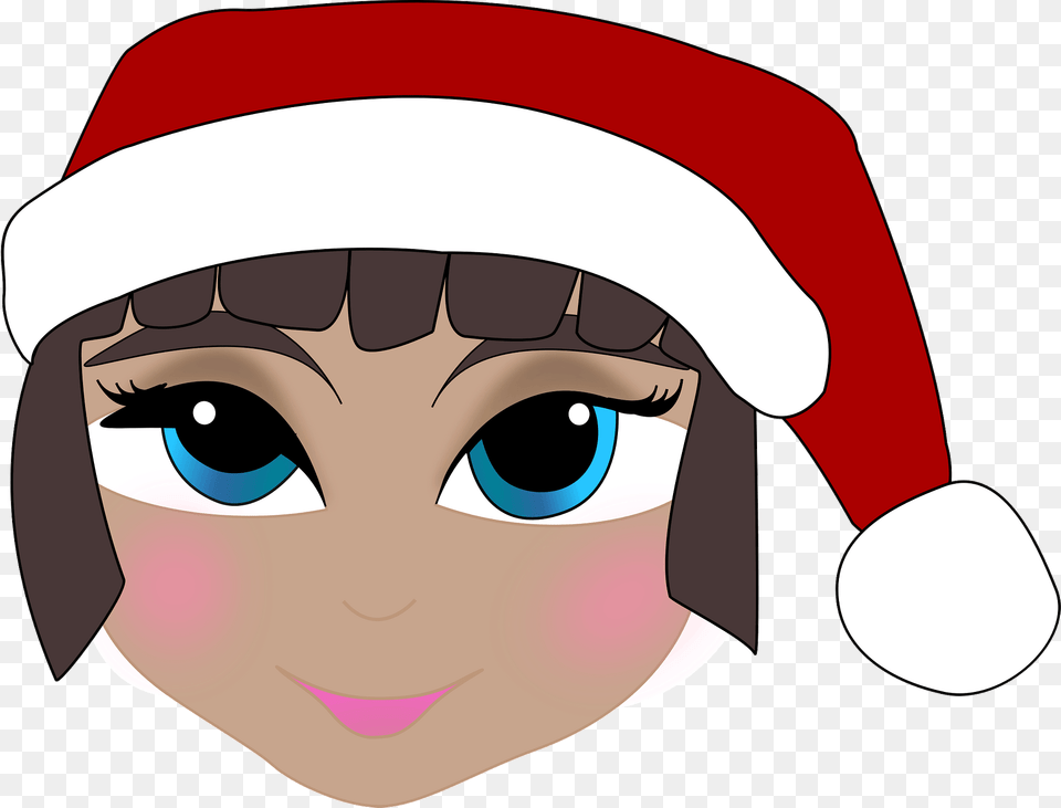 Christmas Elf Girl Clipart, Baby, Person, Cap, Clothing Free Transparent Png