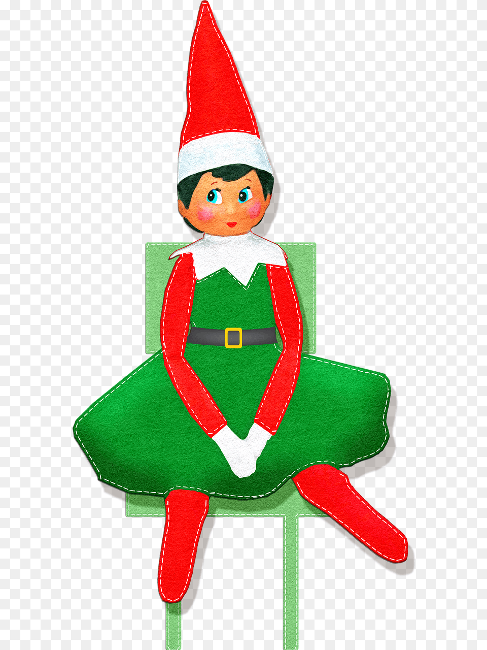 Christmas Elf Girl Elf On The Shelf Cartoon, Baby, Person, Face, Head Free Png