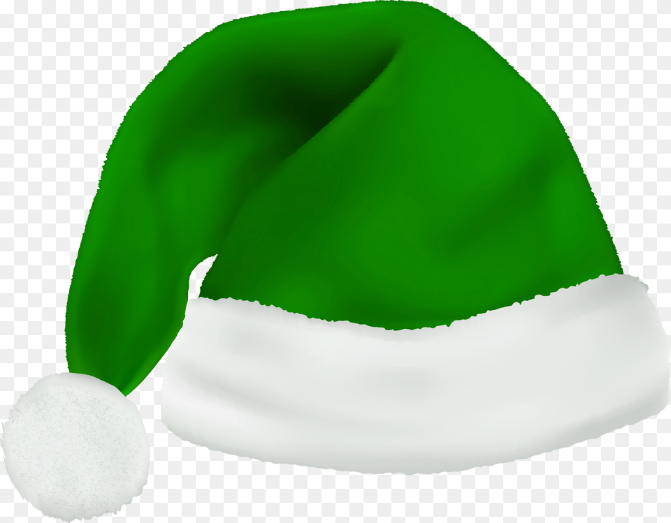 Christmas Elf Hat Clipart Santa, Cap, Clothing, Green Free Png Download