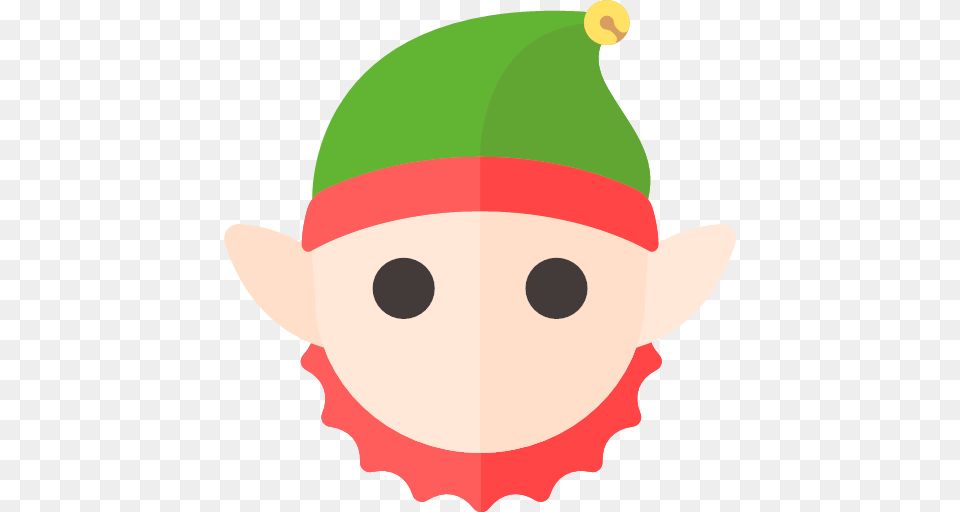 Christmas Elf Holiday Xmas Icon Elf Icon, Clothing, Hat, Baby, Person Free Png Download