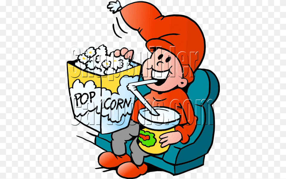 Christmas Elf Movie Popcorn Soda Food And Entertainment Clipart, Baby, Person, Face, Head Png Image