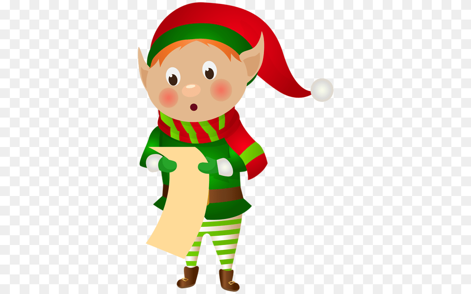 Christmas Elf Transparent Background, Baby, Person, Face, Head Free Png Download
