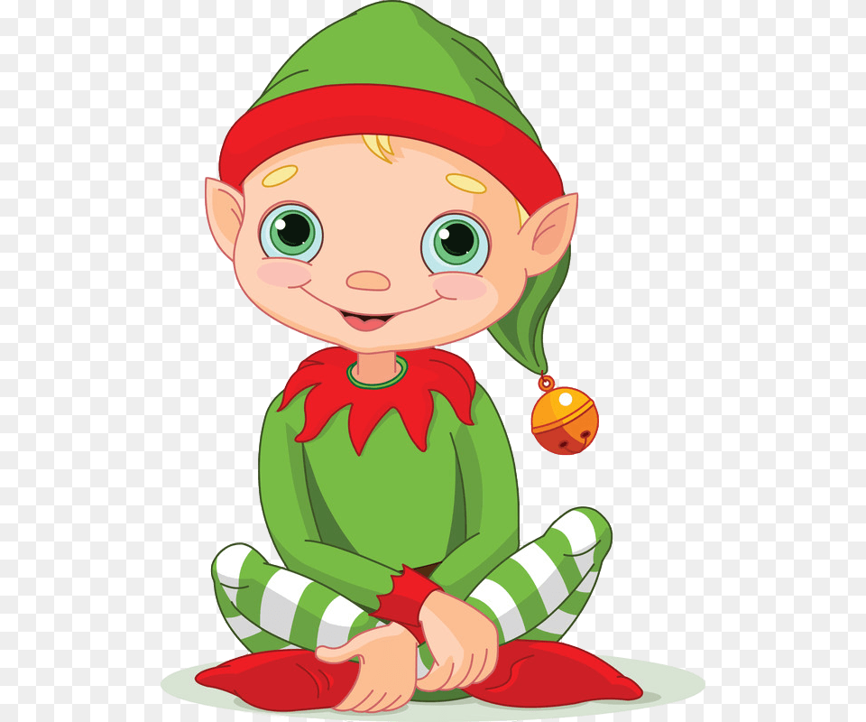 Christmas Elf Transparent Background, Face, Head, Person, Baby Free Png Download