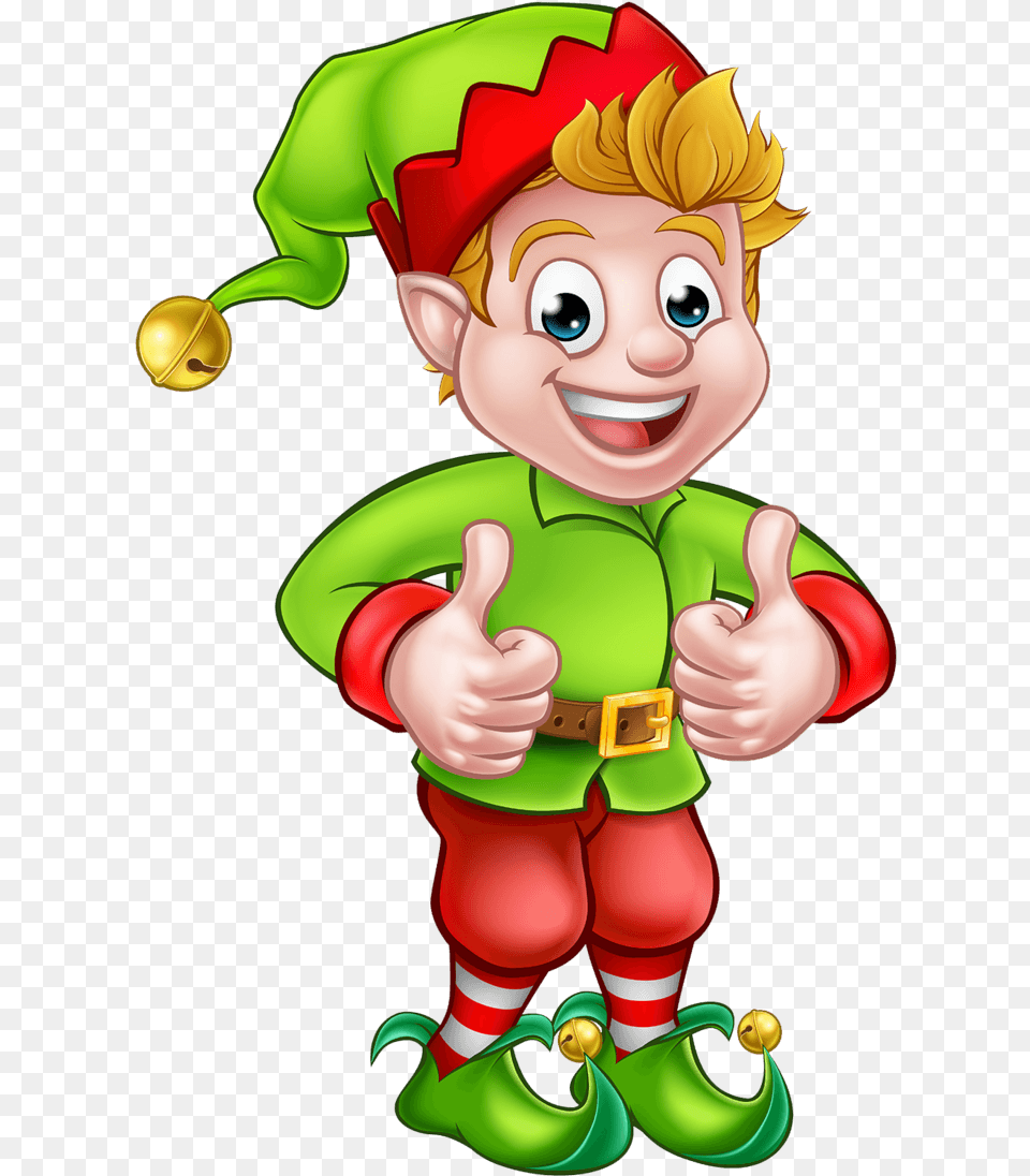Christmas Elf Background Christmas Elf Thumbs Up, Face, Head, Person, Baby Free Transparent Png