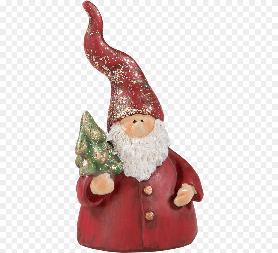 Christmas Elf With Pointed Cap Santa Claus, Figurine, Baby, Person Free Transparent Png