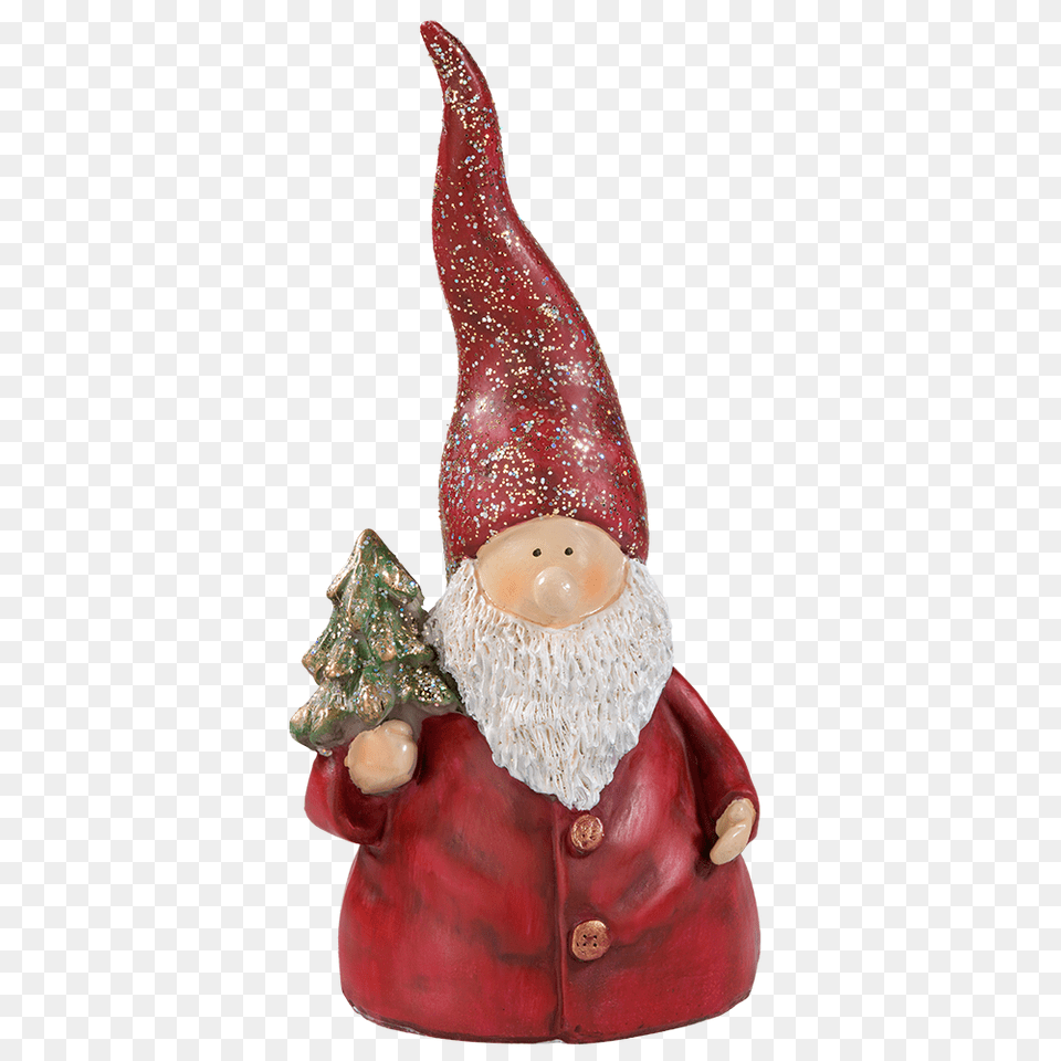 Christmas Elf With Pointed Hat Garden Gnome, Figurine, Festival, Christmas Decorations, Wedding Free Transparent Png