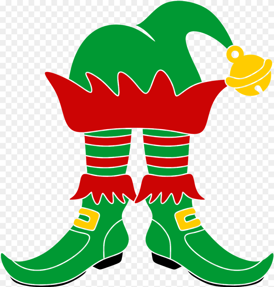 Christmas Elfs Hat And Boots Clipart Christmas Day, Elf, Baby, Clothing, Costume Free Png Download