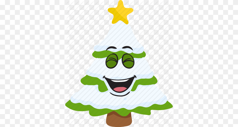 Christmas Emoji Emoticon Smiley Tree Winter Icon, Baby, Person Png Image