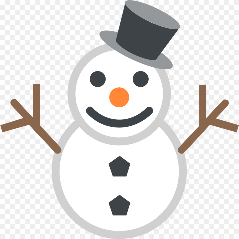 Christmas Emojis Snowman, Nature, Outdoors, Snow, Winter Free Png Download