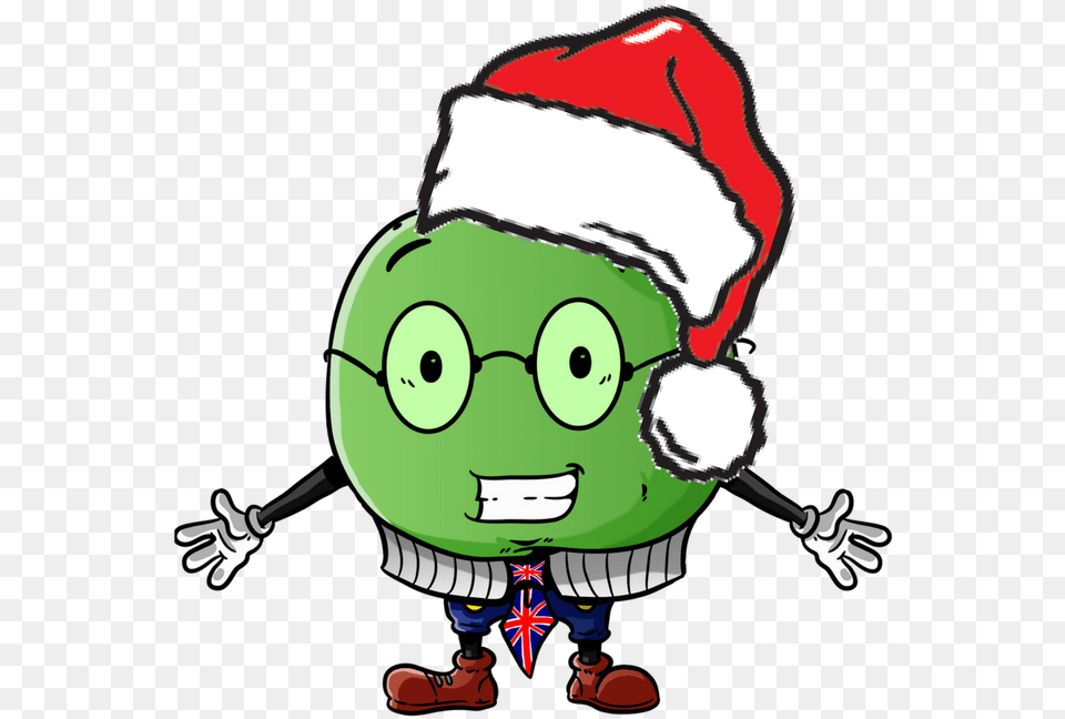 Christmas English Cartoon Christmas Hat Full Size Cartoon Christmas Hat, Baby, Person, Face, Head Free Png Download