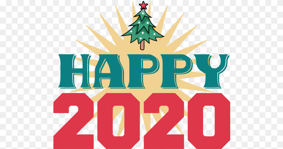 Christmas Eve Tree For Happy Party New Years Party Png