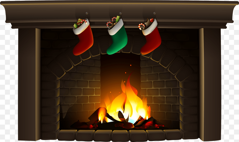 Christmas Fireplace Clipart Png