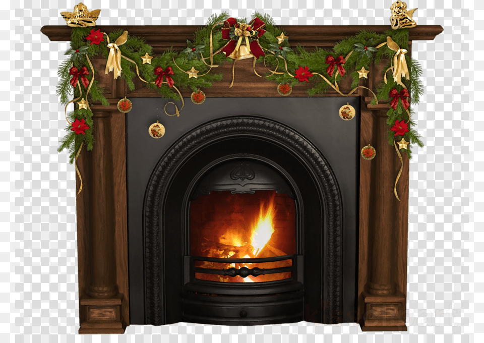Christmas Fireplace Clipart Santa Claus Fireplace High End Wall Scroll Sonic Sonic Amp Tails, Hearth, Indoors Free Transparent Png