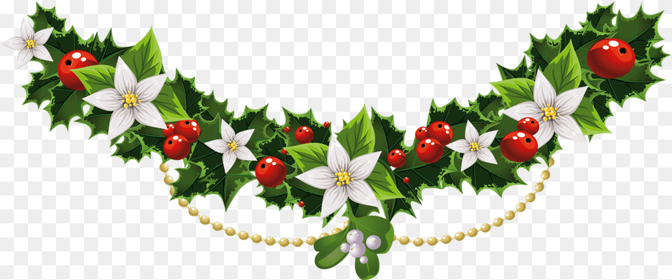 Christmas Flowers Clip Art, Pattern, Leaf, Plant, Accessories Free Transparent Png