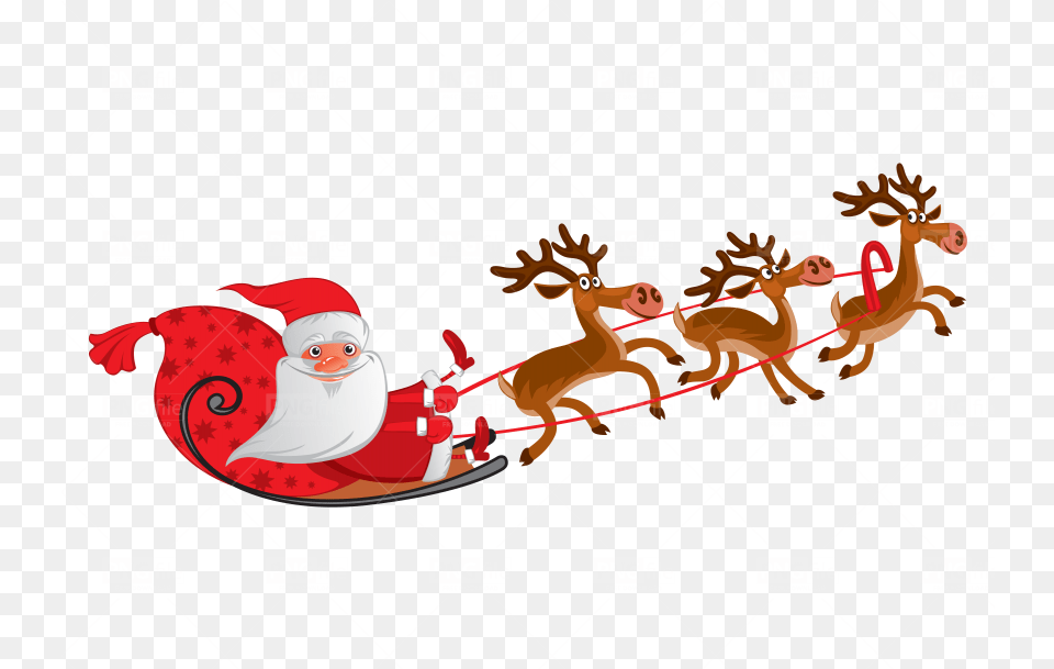 Christmas Flying Santa Claus Free Download Photo 644 Santa Claus Flying, Nature, Outdoors, Snow, Animal Png Image