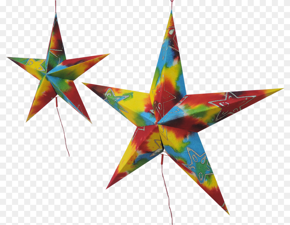 Christmas Folding Star Craft, Star Symbol, Symbol, Aircraft, Airplane Free Png Download