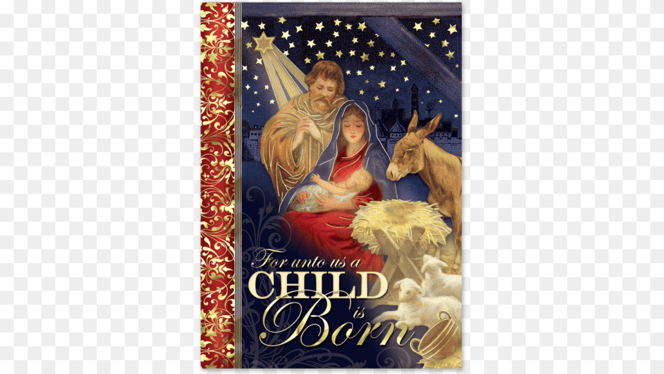Christmas For Unto Us A Child Is Born, Book, Publication, Mammal, Animal Free Png Download