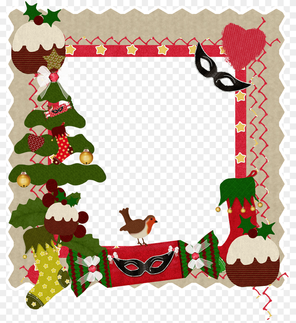 Christmas Frame Clipart, Animal, Bird, Christmas Decorations, Festival Free Transparent Png